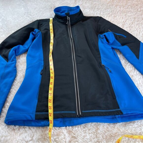 Elevate Ford Women's Olympic Blue Sonoma Hybrid Knit Jacket Size Small - Picture 11 of 16